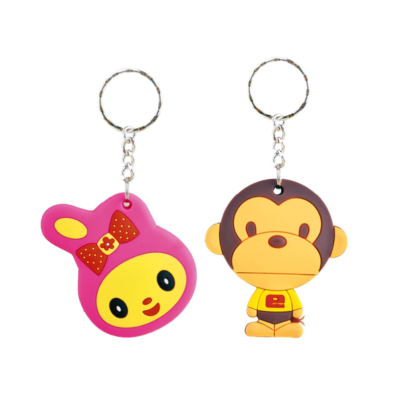 RFID鑰匙扣IC感應(yīng)門(mén)禁卡PVC彩膠卡鑰匙扣廠(chǎng)家